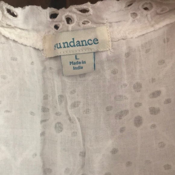 Sundance White Eyelet Dress - Picture 6 of 8